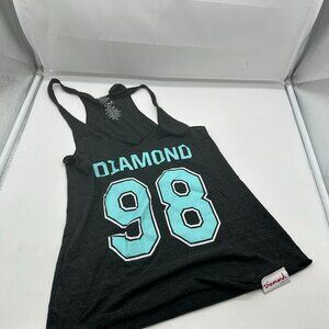 EUC Diamond Supply Co Womens Juniors Tank Top Gray 88 XS Extra Small